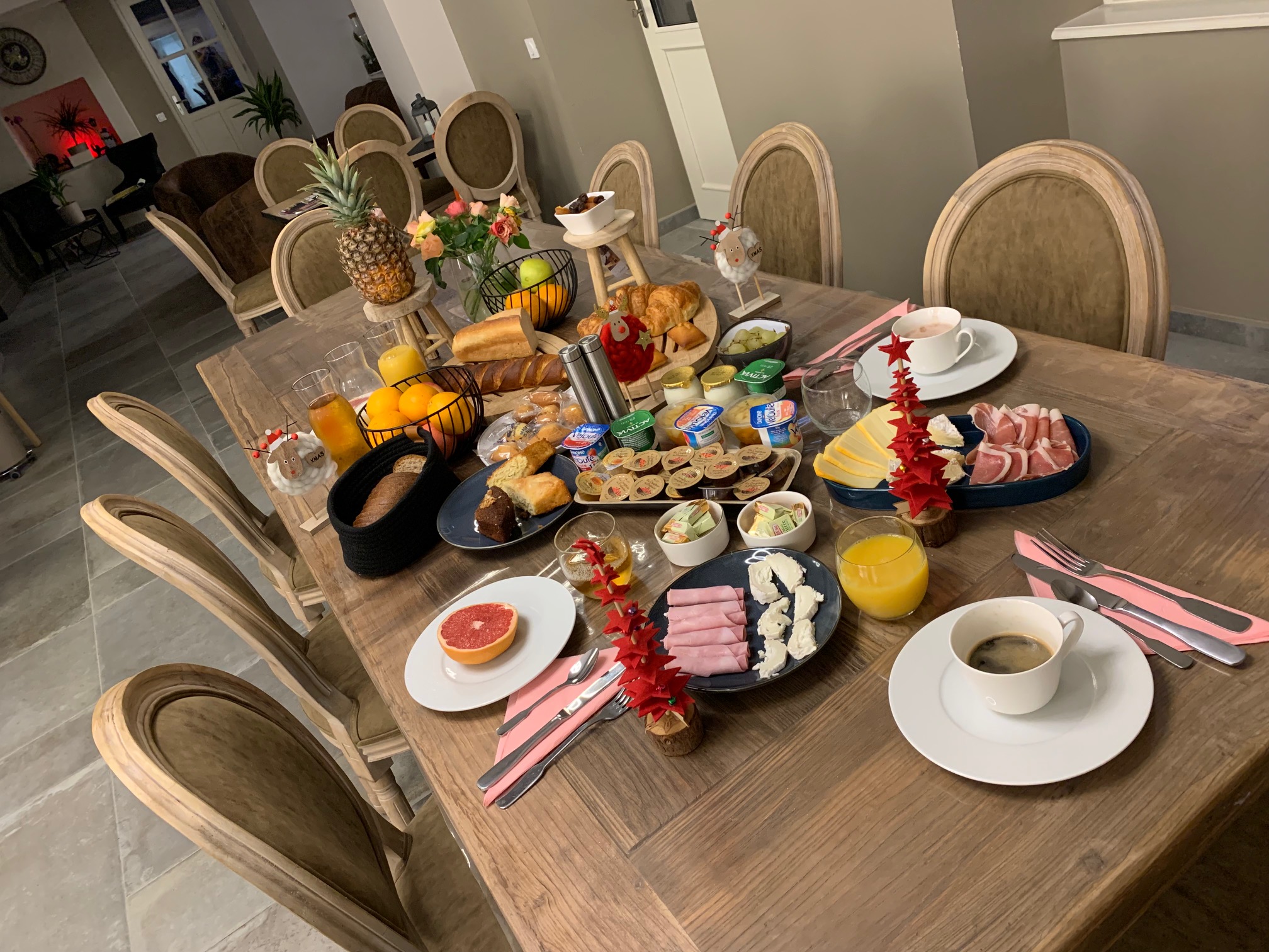 Continental buffet breakfast