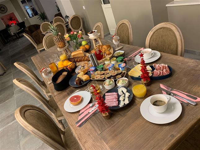 Continental buffet breakfast
